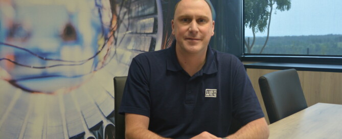 > Alastair Gerrard, executive – Energy Systems and EC&I Construction. Supplied by WEG Africa