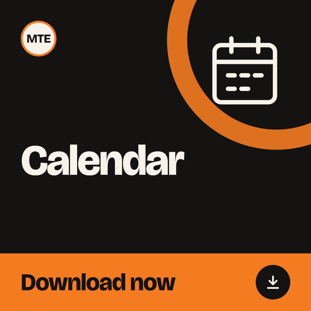 MTE Calendar 2027